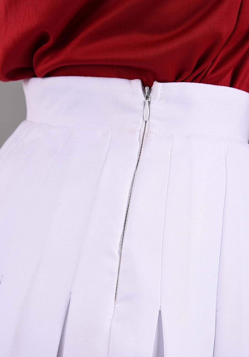 image:imageWomens Saved By the Bell Cheerleader Costume Polo Shirt and Skirt Officially Licensed