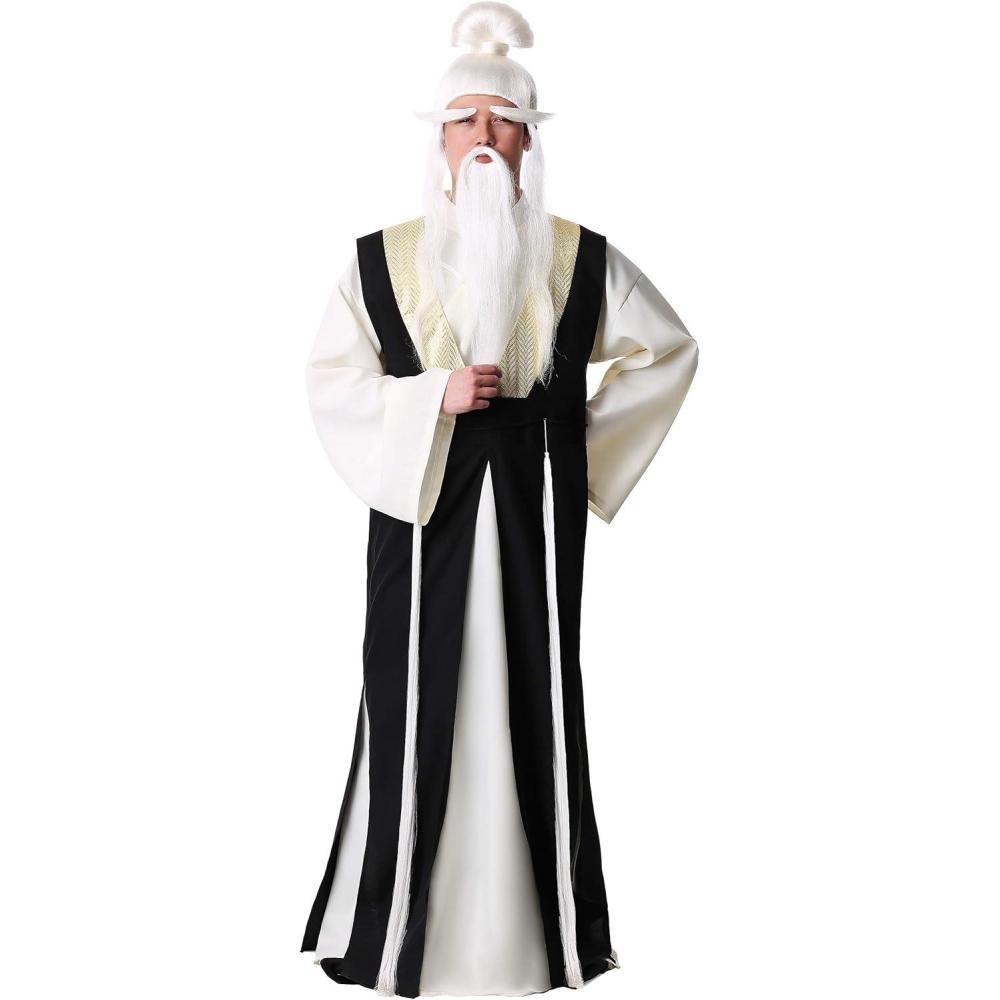 image:imagePai Mei Costume  Asian Kung Fu Master Robe for Adults  Kill Bill Sensei Outfit for Halloween or CosplayCostume