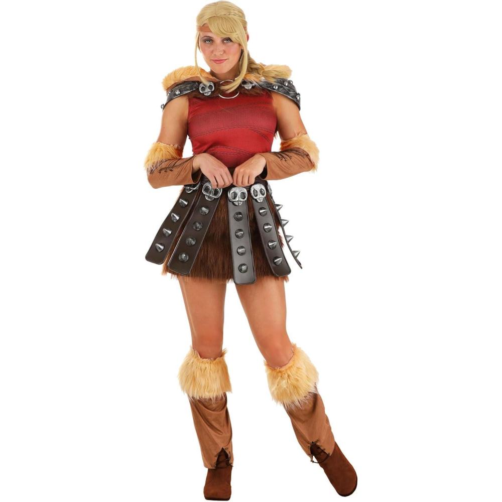image:imageWomens How to Train Your Dragon Astrid Costume Adult HTTYD Astrid Cosplay Outfit Female Viking Warrior