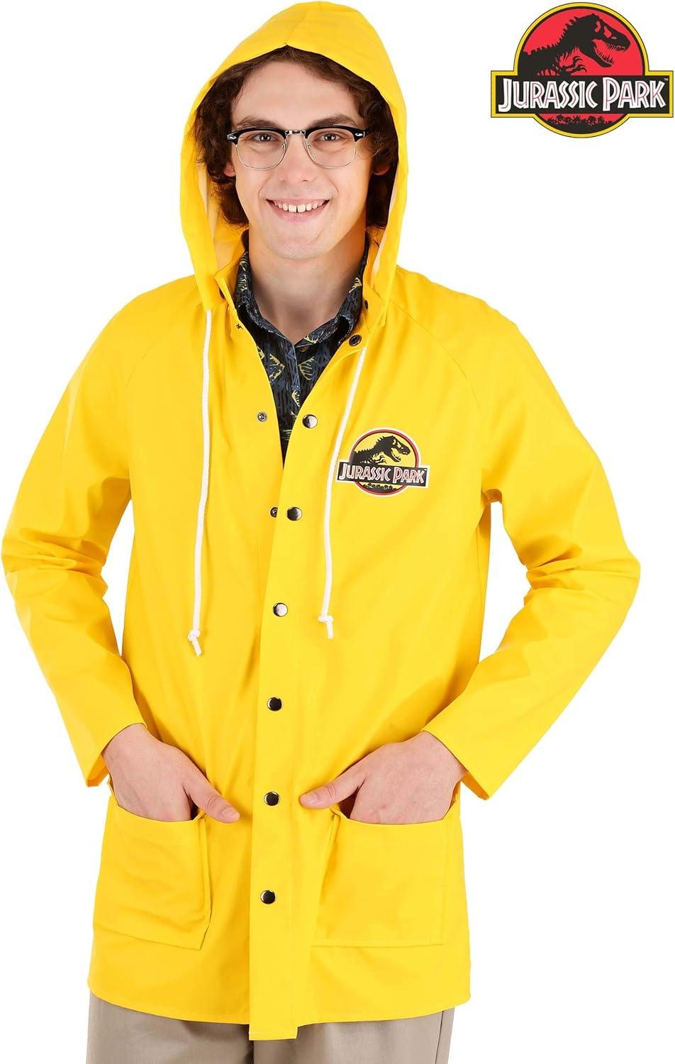 image:imageJurassic Park Dennis Nedry Yellow Raincoat Costume for Adults