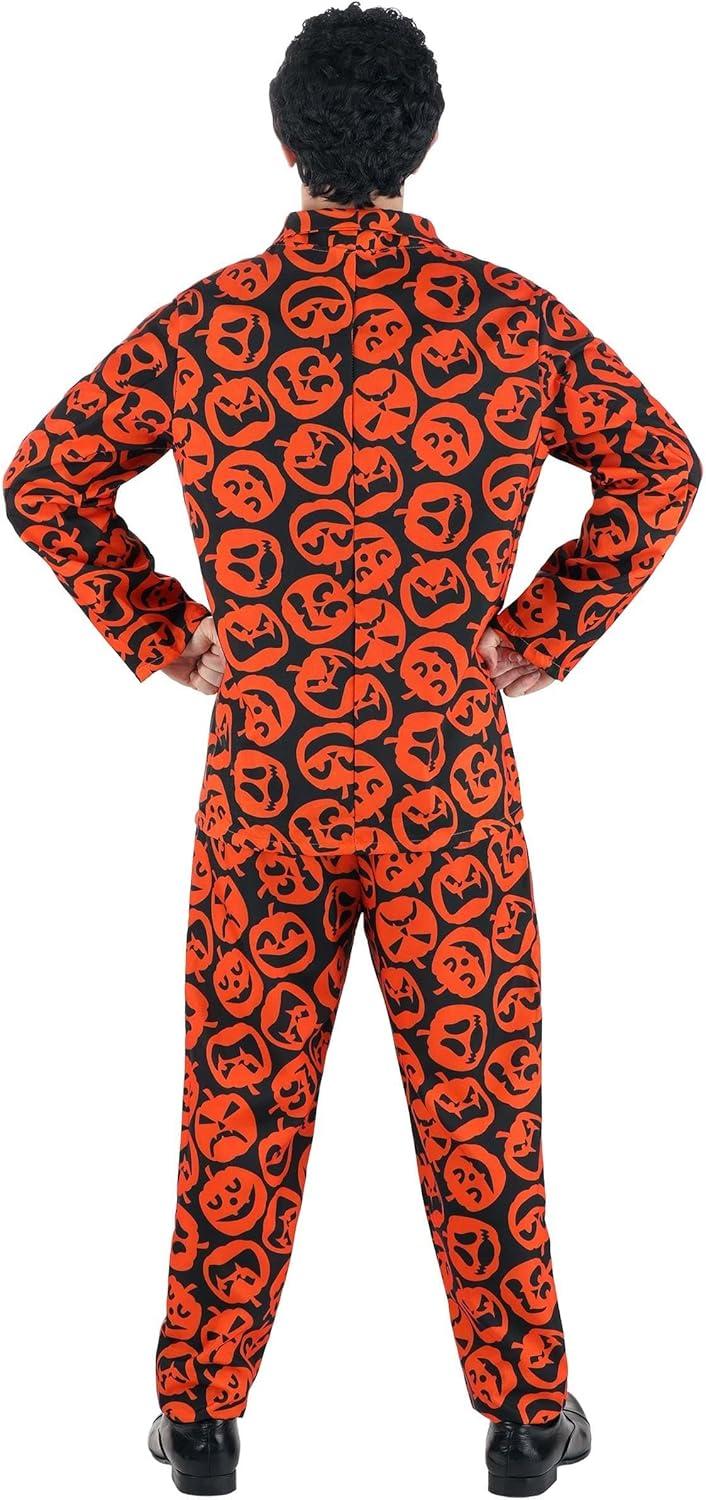 image:imageSaturday Night Live David S Pumpkins Mens Costume Suit with Jacket Pants Necktie Officially LicensedOrange