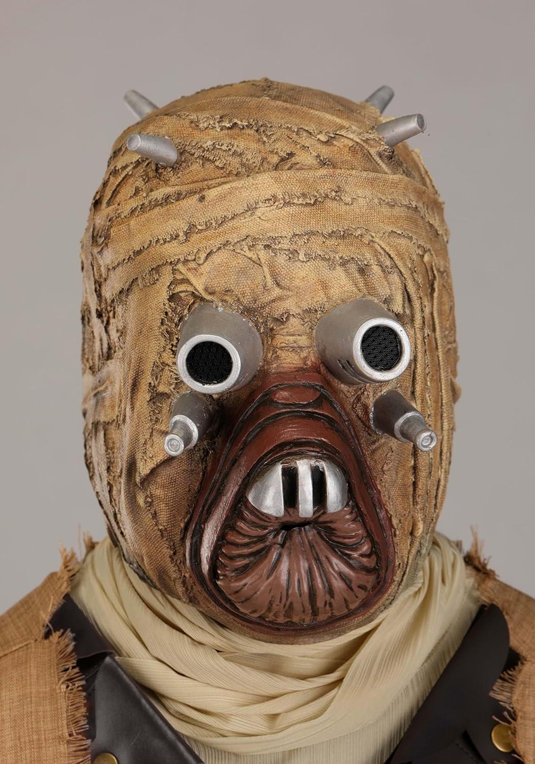 image:imageAdult Tusken Raider Star Wars Costume Deluxe Halloween Outfit with Robe Cloak Mask Gloves and Boot Covers