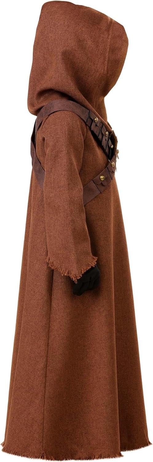 image:imageDeluxe Star Wars Jawa Costume for Toddlers Includes Tunic Hood Belts Gloves amp Light Up Eye Glasses for Halloween Cosplay