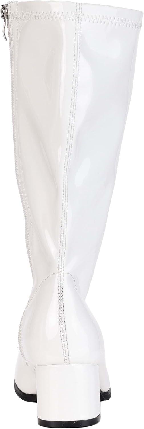 image:imageFun Costumes Girls Patent White Gogo Costume Boots Size 1