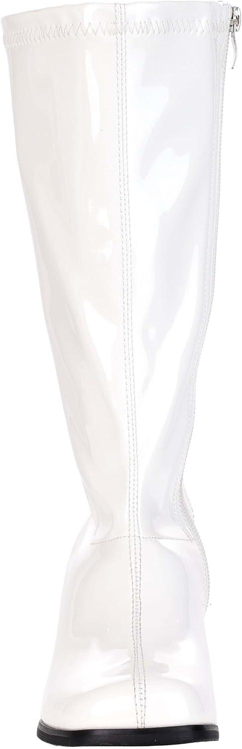 image:imageFun Costumes Girls Patent White Gogo Costume Boots Size 1