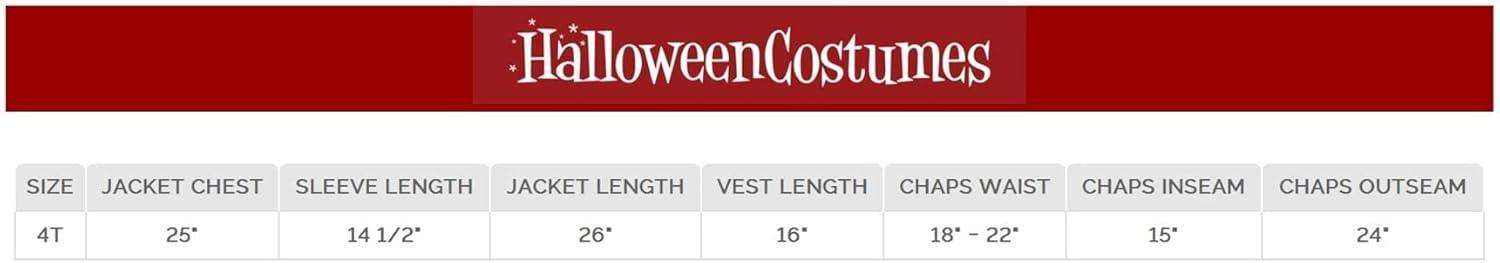 image:imageToddler Wild West Cowboy Costume Jacket Chaps Hat Bandana and Belt with Buckle Classic Western Look