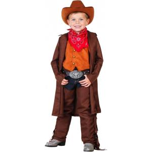 Toddler Wild West Cowboy Costume – Jacket, Chaps, Hat, Bandana, and Belt with Buckle, Classic Western Look
