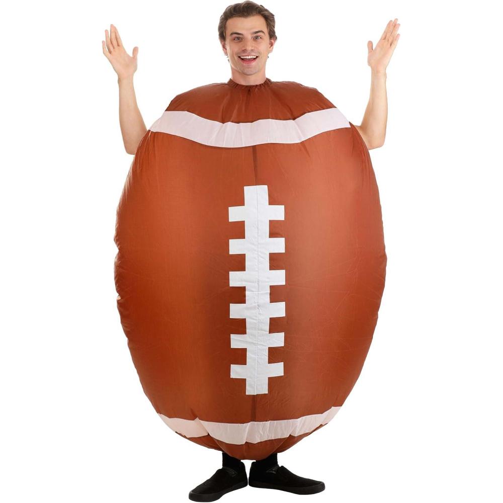 image:imageAdult Inflatable Football Costume Bodysuit Fan Battery Pack