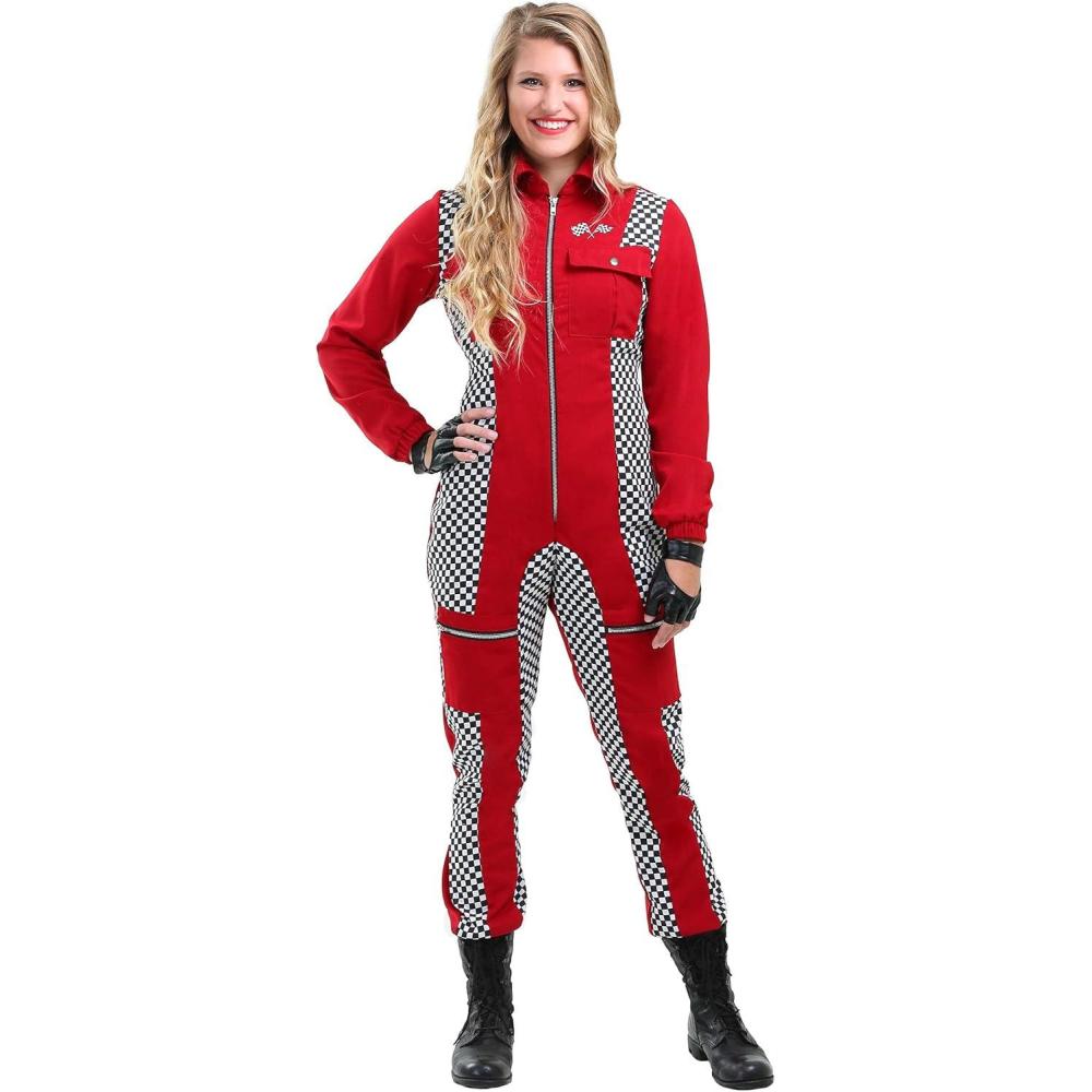 image:imageRacer Costume for Women Race Suit Costume AdultBundle