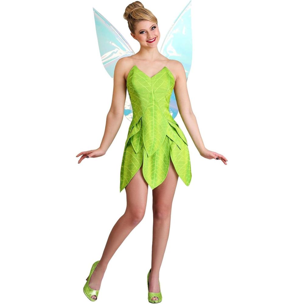 image:imageWomens Fairytale Tink Costume Adult Fairy Dress with Wings