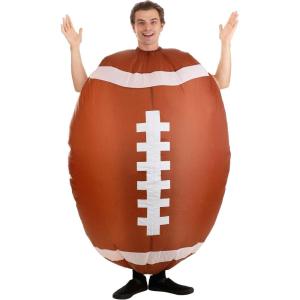 Adult Inflatable Football Costume Bodysuit, Fan, Battery Pack