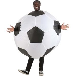 Inflatable Soccer Ball Costume for Adults – Bodysuit with Fan and Battery Pack