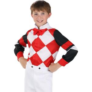 Kid’s Horse Jockey Costume | Rider Derby Outfit for Boys & Girls | Racer Costume