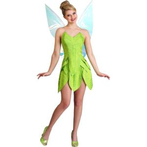 Women’s Fairytale Tink Costume Adult Fairy Dress with Wings
