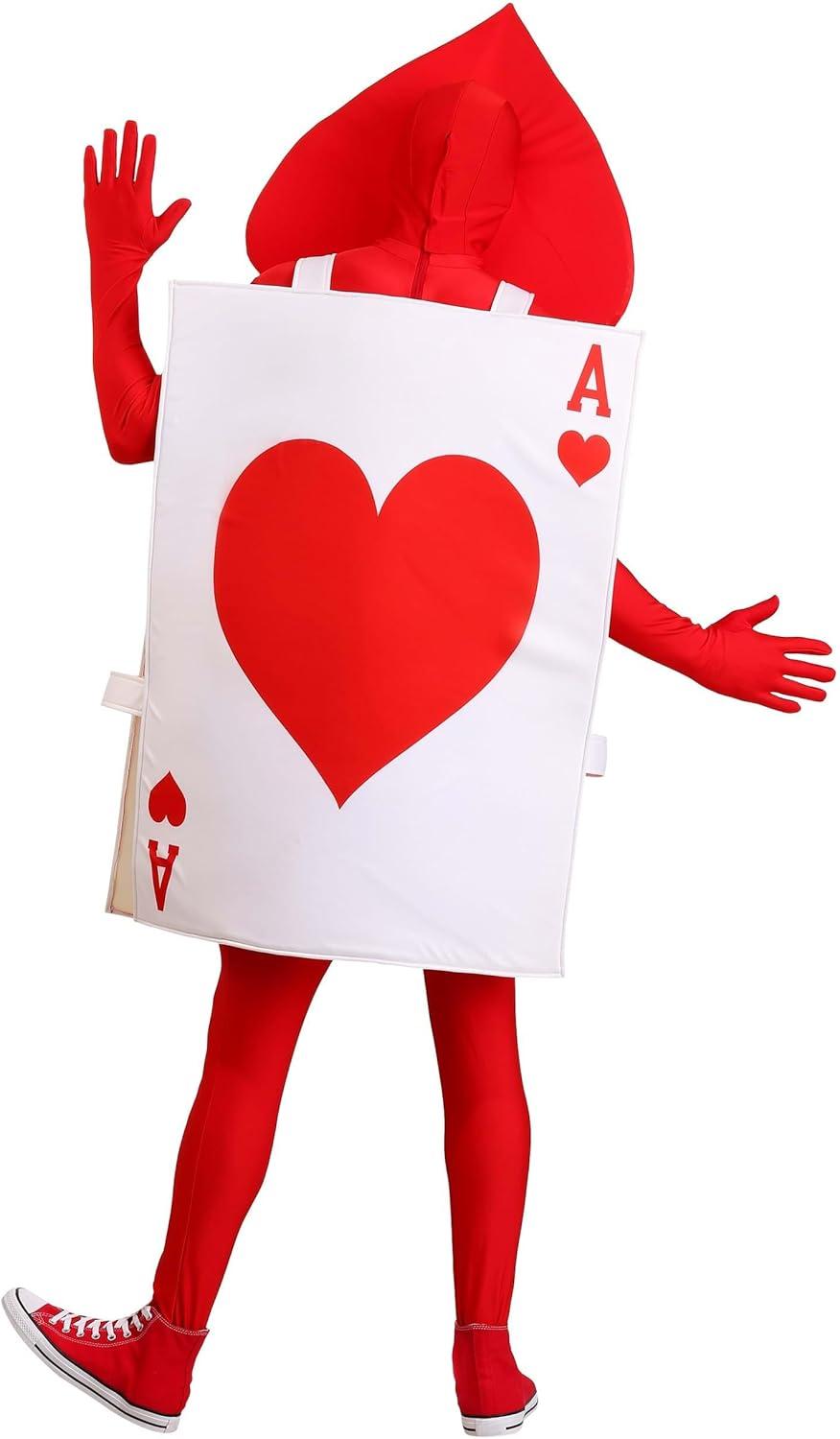image:imageAce of Hearts Halloween amp Cosplay Costume Playing Cards Tunic For Casino and Card Game Themed Events