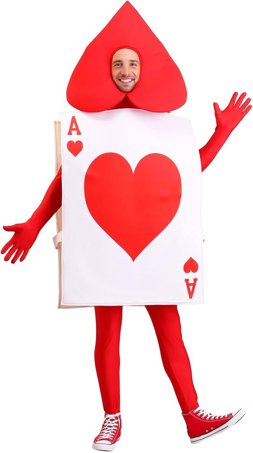 image:imageAce of Hearts Halloween amp Cosplay Costume Playing Cards Tunic For Casino and Card Game Themed Events