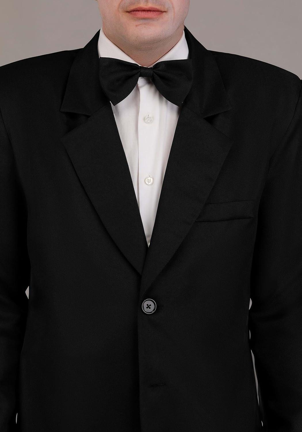 image:imageAdult 1960s Addams Family Lurch Costume Suit with Blazer Pants Bowtie amp Wig Creepy Halloween Outfit for Men