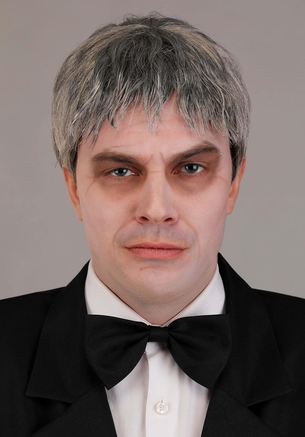 image:imageAdult 1960s Addams Family Lurch Costume Suit with Blazer Pants Bowtie amp Wig Creepy Halloween Outfit for Men