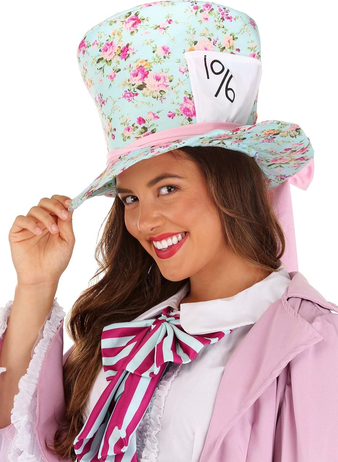 image:imageAdult Pretty Mad Hatter Costume Womens Alice in Wonderland Costume Pink Mad HatterCostume