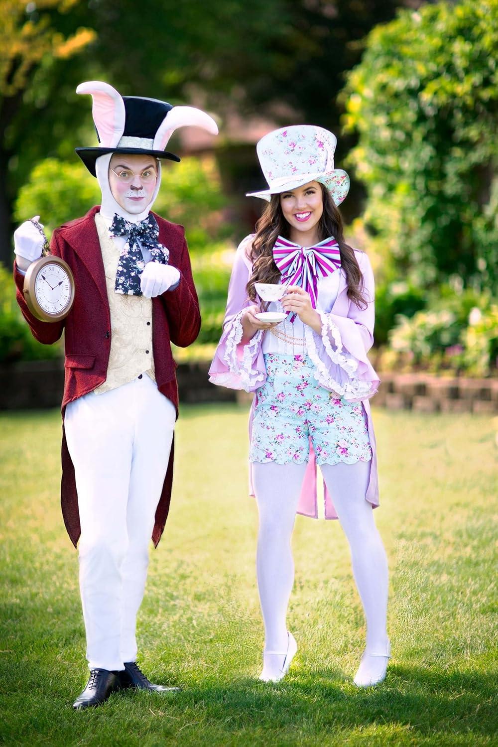 image:imageAdult Pretty Mad Hatter Costume Womens Alice in Wonderland Costume Pink Mad HatterCostume