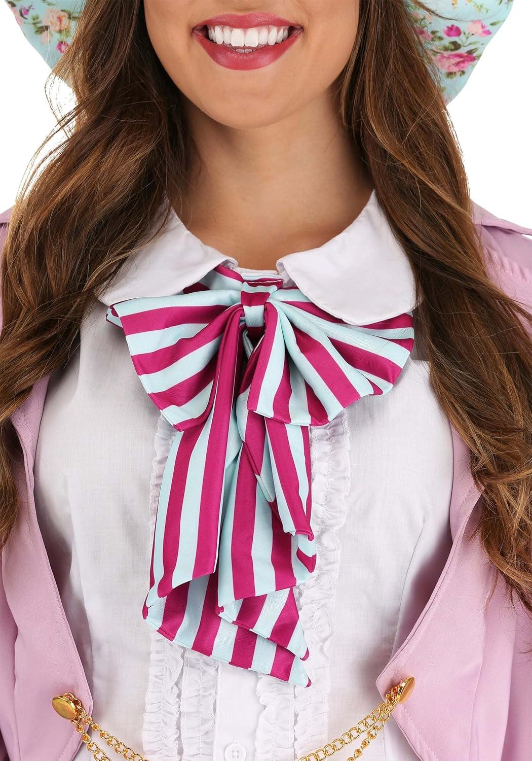 image:imageAdult Pretty Mad Hatter Costume Womens Alice in Wonderland Costume Pink Mad HatterCostume
