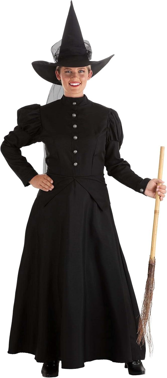 image:imageAdult Timeless Wicked Witch Costume Womens Spooky Salem Halloween Outfit Classic Movie DressCostume