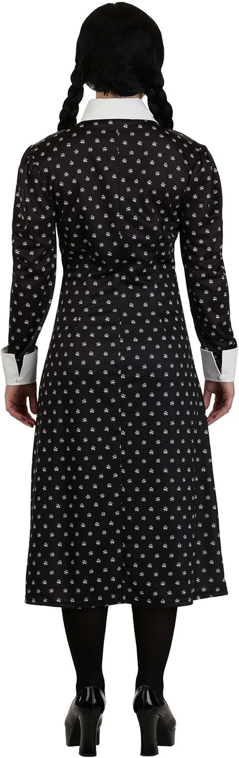 image:imageAdult Wednesday Addams Polka Dot Costume for Women Halloween Party Outfit Gothic Movie amp TV Show Character Dress