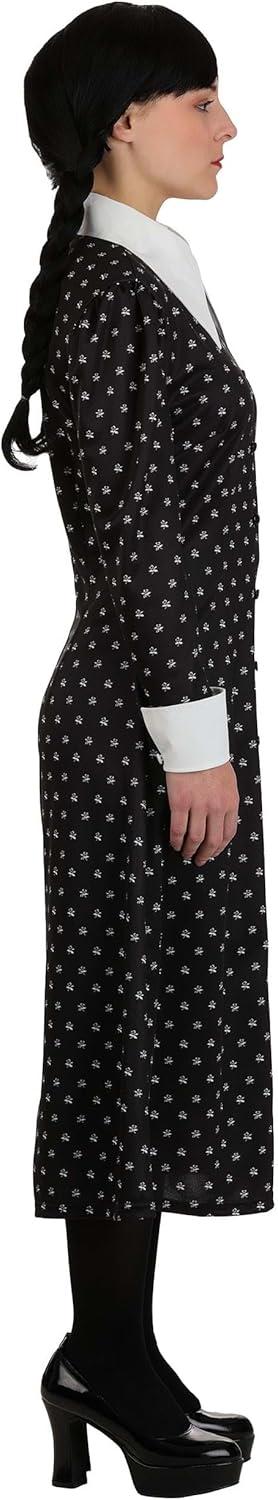 image:imageAdult Wednesday Addams Polka Dot Costume for Women Halloween Party Outfit Gothic Movie amp TV Show Character Dress
