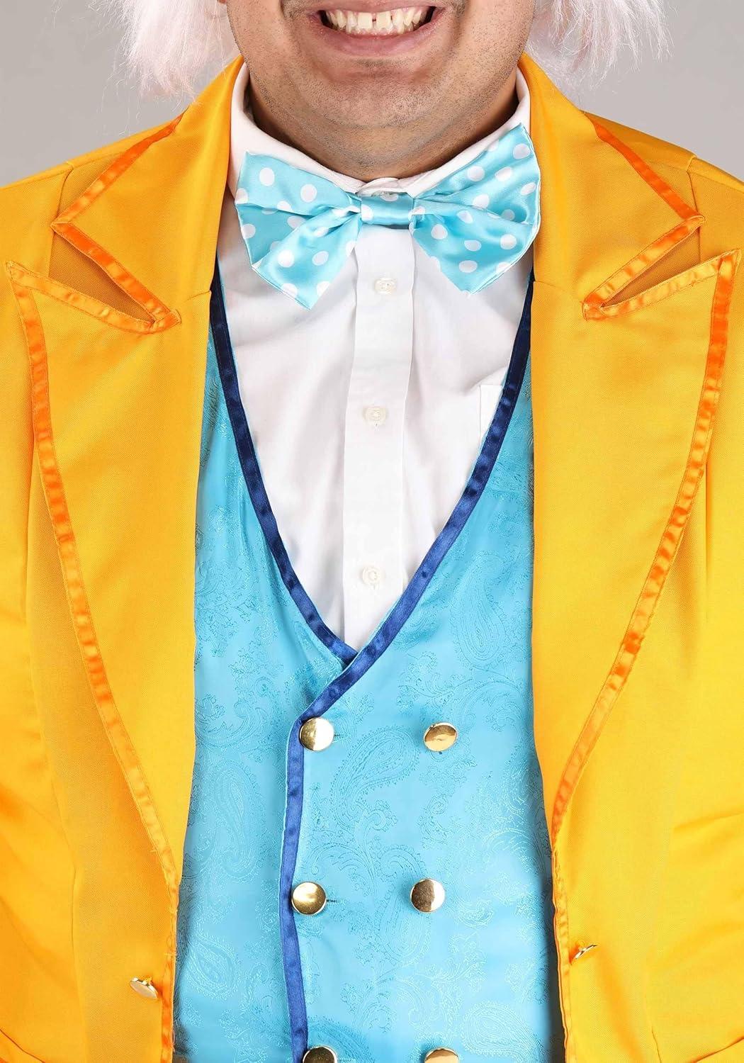 image:imageAlice in Wonderland Classic Mad Hatter Adult Costume with Jacket Pants Bow Tie Hat Officially LicensedMad Hatter Costume