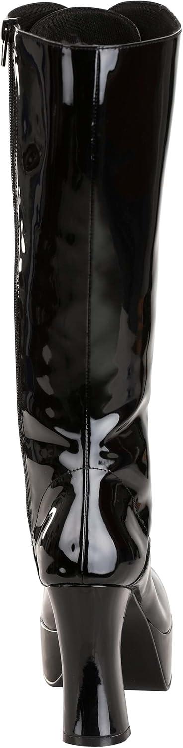image:imageFun Costumes Womens Sexy Black Faux Leather Knee High Boots Size 8Size 8