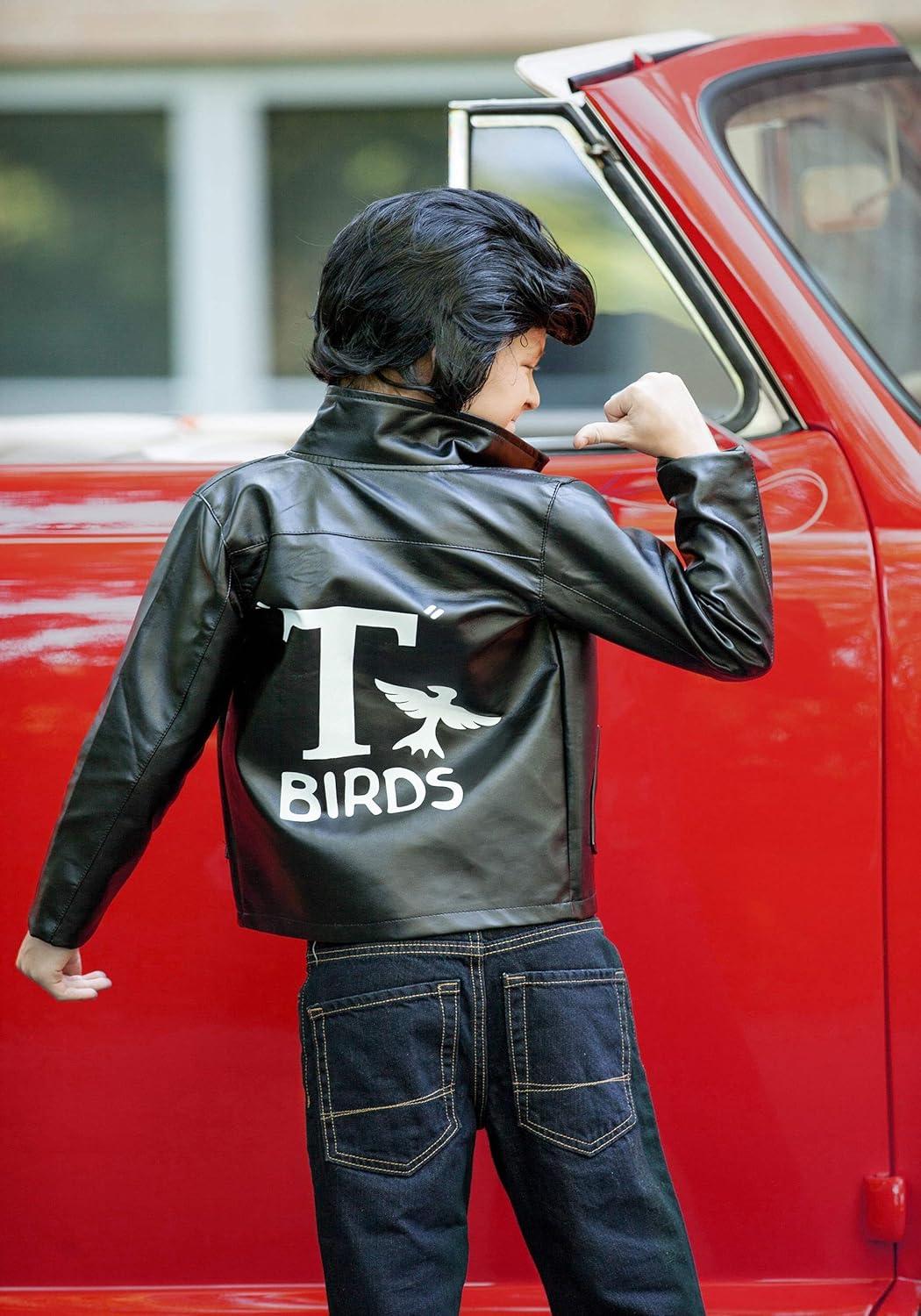 image:imageGet Your Little Rebel Rocking Childs Grease TBirds Jacket Let Them Embrace the Cool Factor with Style