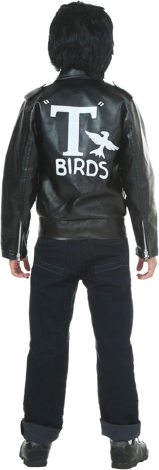 image:imageGet Your Little Rebel Rocking Childs Grease TBirds Jacket Let Them Embrace the Cool Factor with StyleBlack