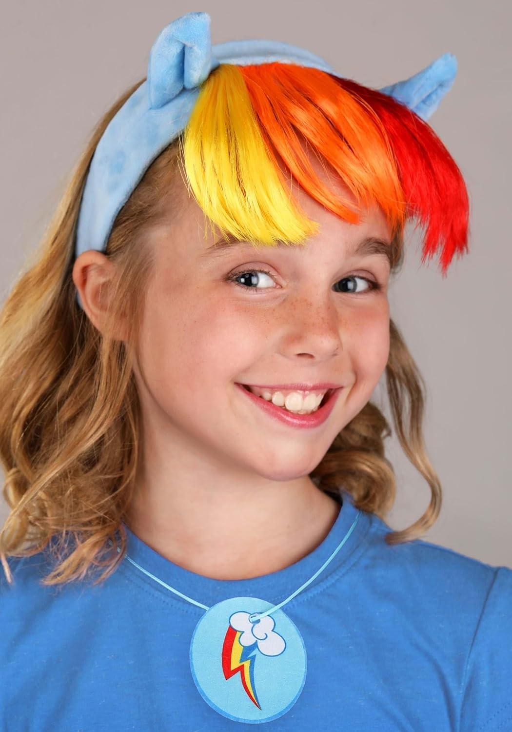 image:imageMy Little Pony Rainbow Dash Headband Tail amp Cutie Necklace Kit Accessories for Halloween and Dress Up