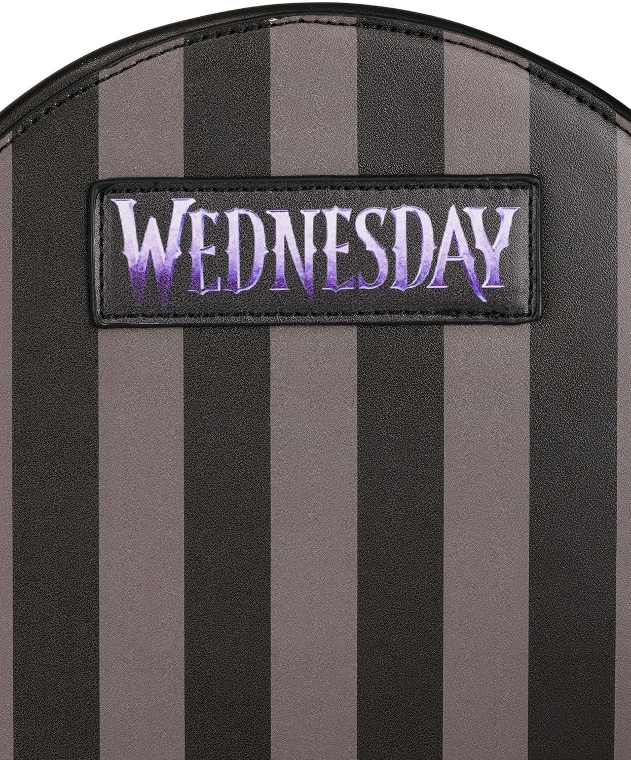 image:imageNevermore Academy Wednesday Dorm Purse Crossbody Handbag Shoulder Bag Official Wednesday Addams Costume Accessory
