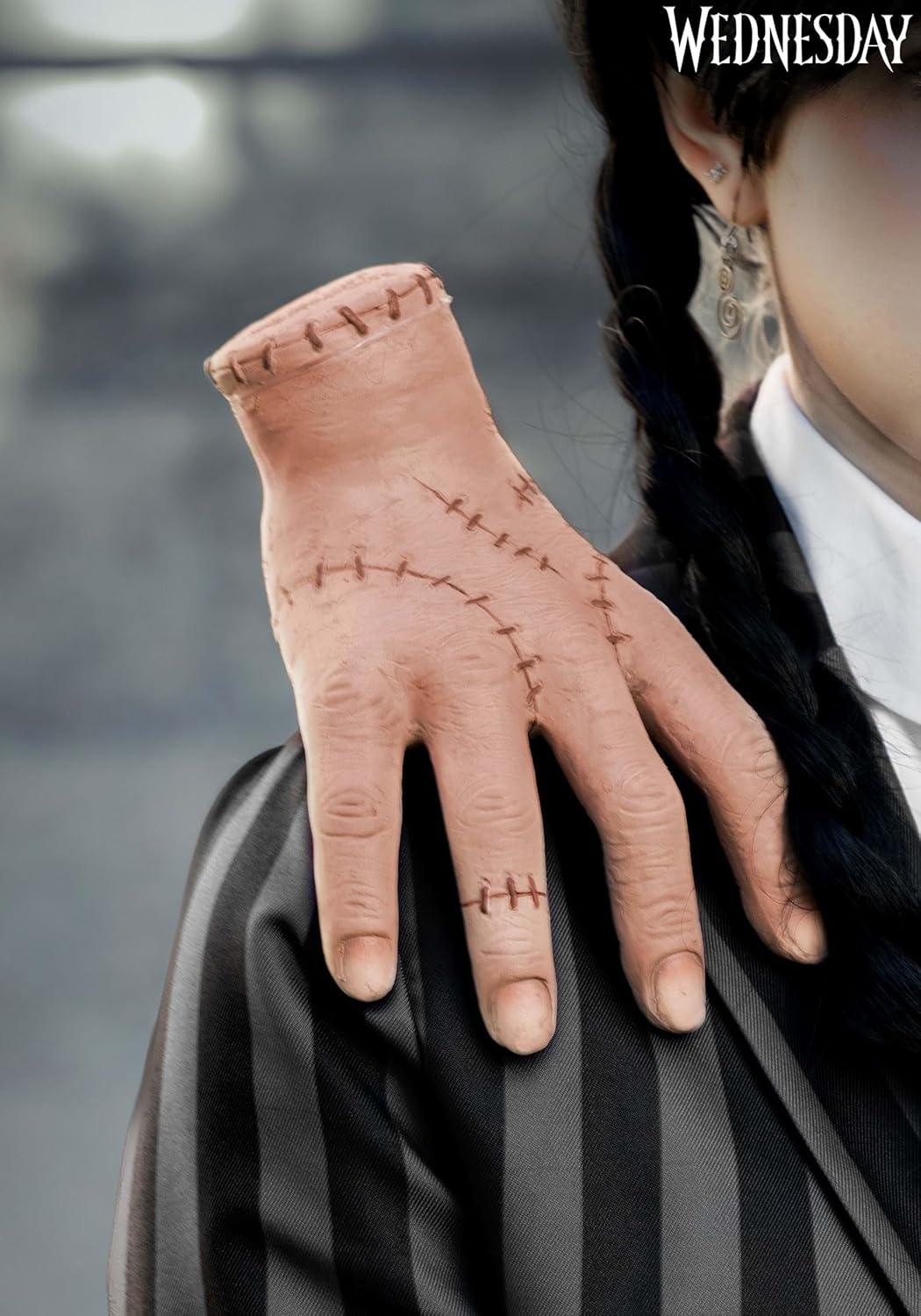 image:imageWednesday Thing Hand Shoulder Sitter Accessory for Adults Addams Family Costume Prop Officially Licensed