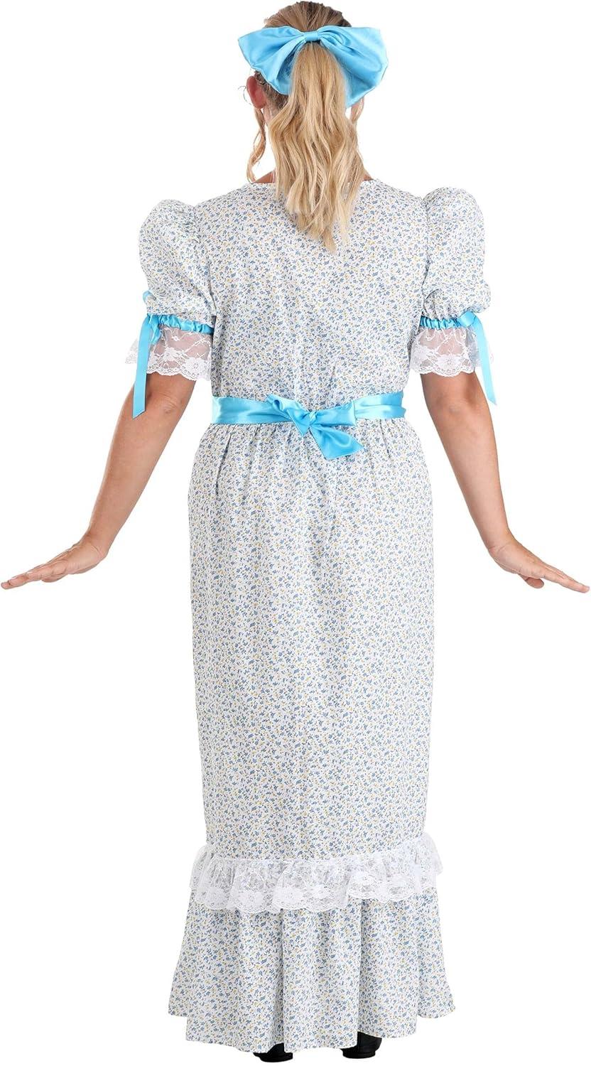 image:imageWendy Costume for Adults FloorLength Dress with Waist Sash and Hair Bow