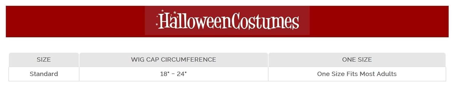 image:imageWomens 1960s Wednesday Costume Wig with Braids amp Mesh Cap One Size Fits Most Adults Officially Licensed StandardStandard