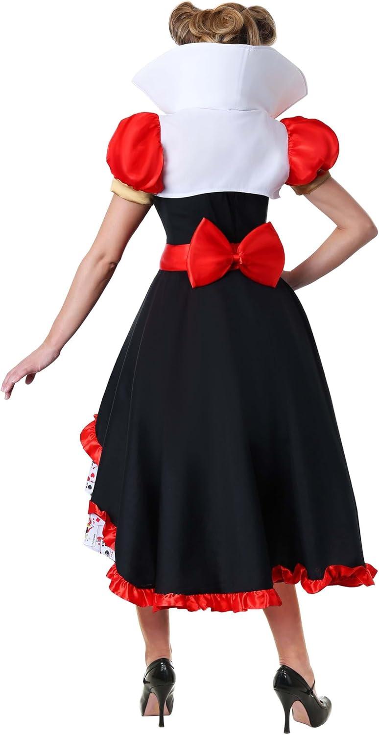 image:imageWomens Flirty Queen of Hearts Costume Corset Shrug Jacket and Skirt Adult Outfit for Halloween Costume and RoleplayCostume