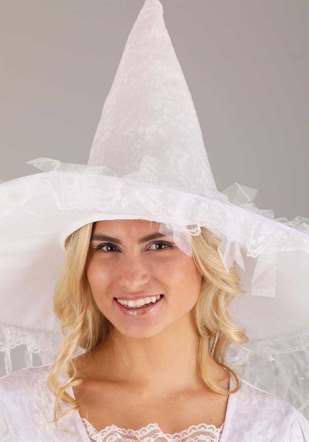 image:imageWomens White Witch Costume Dress Elegant White Fairy Cosplay Outfit for Halloween