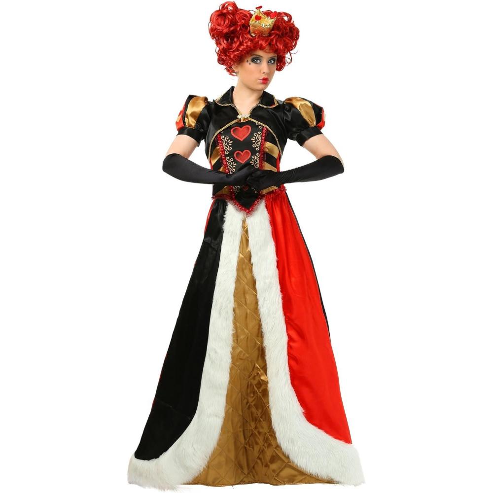 image:imageWomens Wonderland Queen of Hearts Costume Adult 3pc Elite Queen of Hearts Costume
