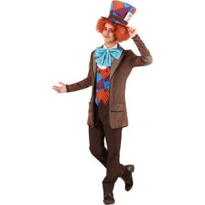 Fun Costumes Wild Mad Hatter Costume for Adults(Costume)