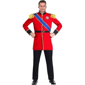 Men’s Royal Costume | Guard Uniform | European King Outfit | Adult Napoleon Attire for Halloween