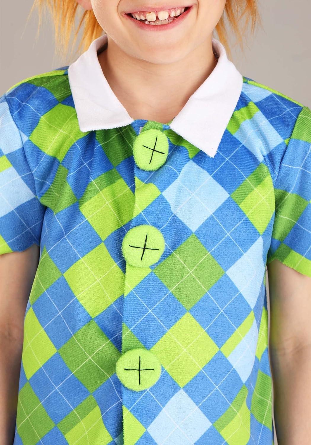 image:imageDeluxe Plaid Munchkin Toddler Costume Shirt Pants Shorts Wig amp Shoe Covers Officially Licensed