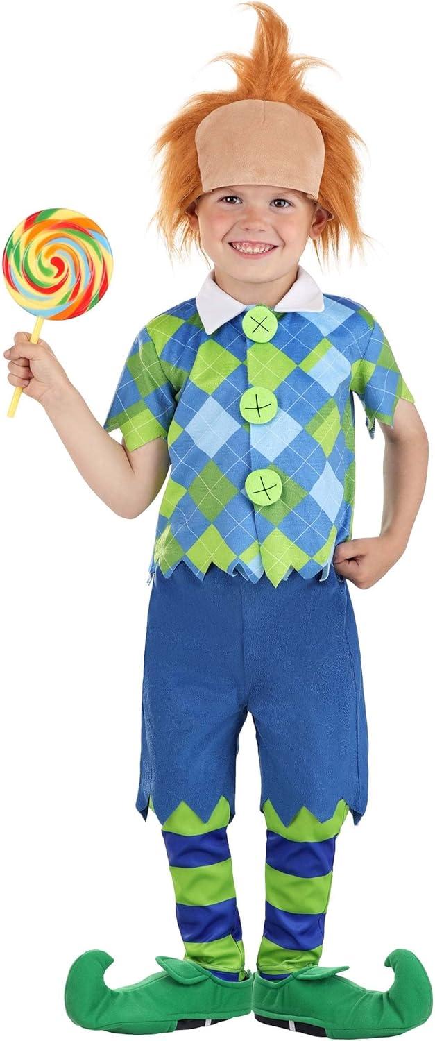 image:imageDeluxe Plaid Munchkin Toddler Costume Shirt Pants Shorts Wig amp Shoe Covers Officially Licensed