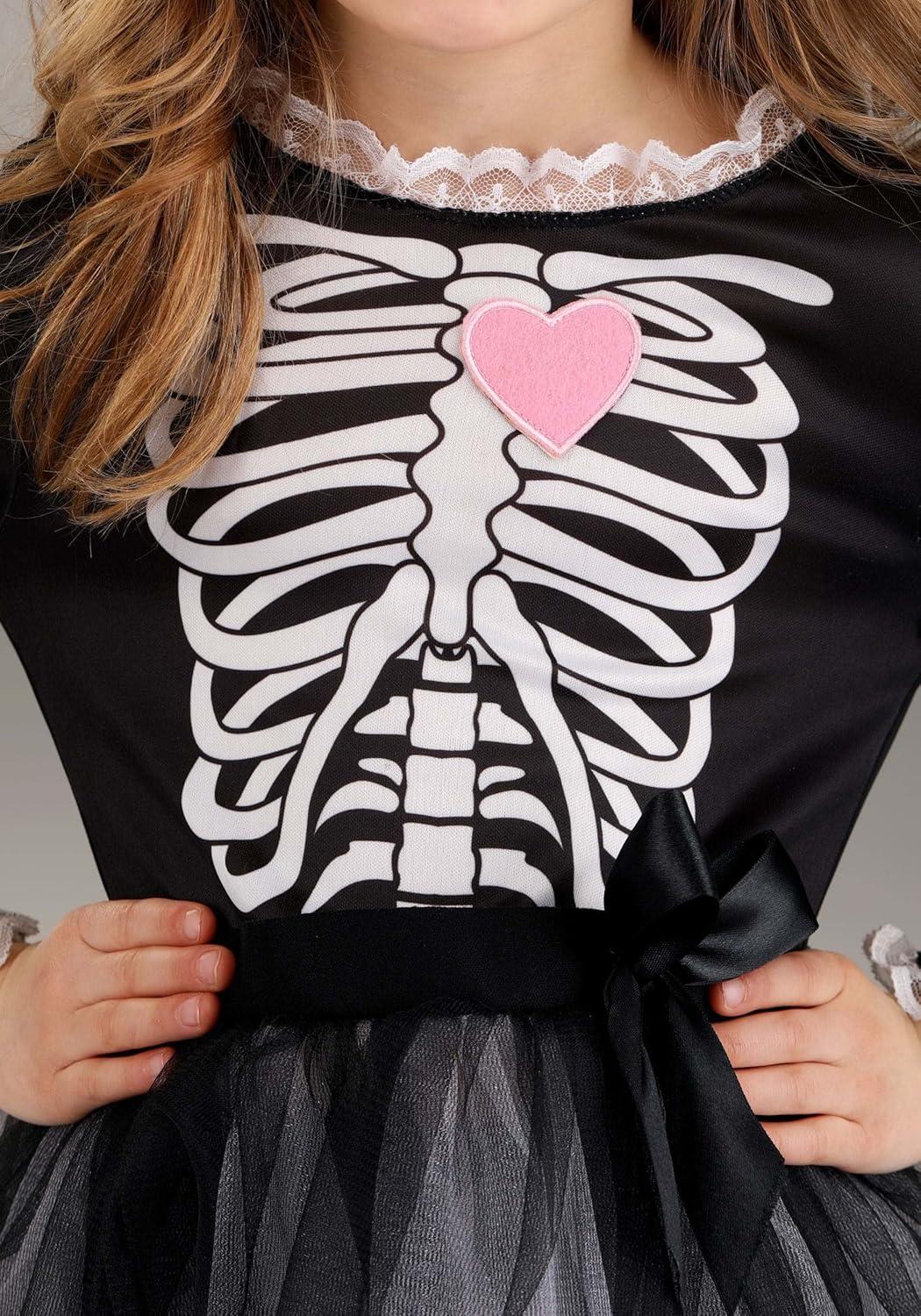 image:imageFun Costumes Skeleton Dress Costume for Kids with Leggings