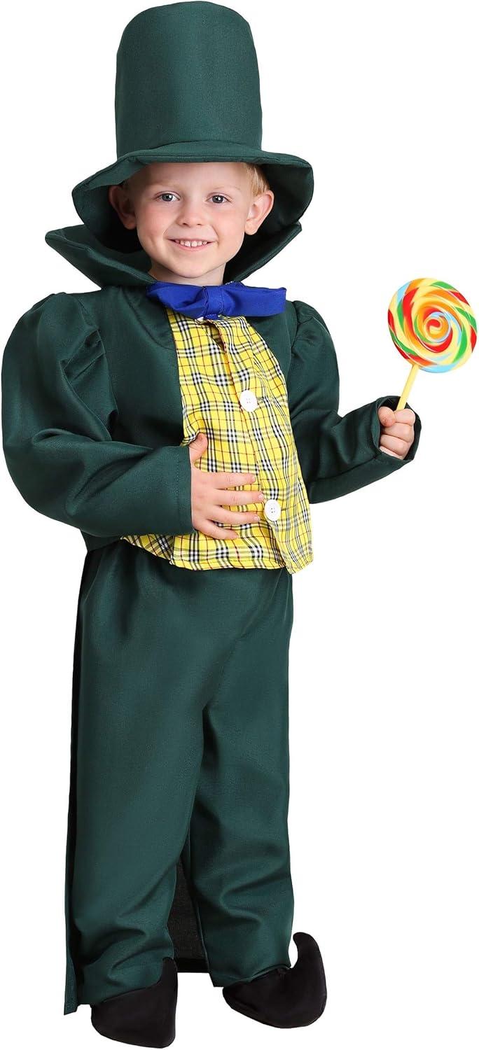 image:imageKids Munchkin Mayor Costume amp Top Hat Boys Munchkin Cosplay Outfit Munchkin Lollipop Prop Bundle SetCostume