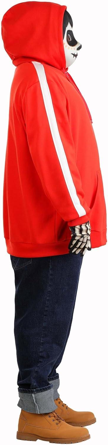 image:imagePlus Size Disney Pixar Coco Miguel Adult Halloween Costume with Sweatshirt Gloves Mask Officially Licensed