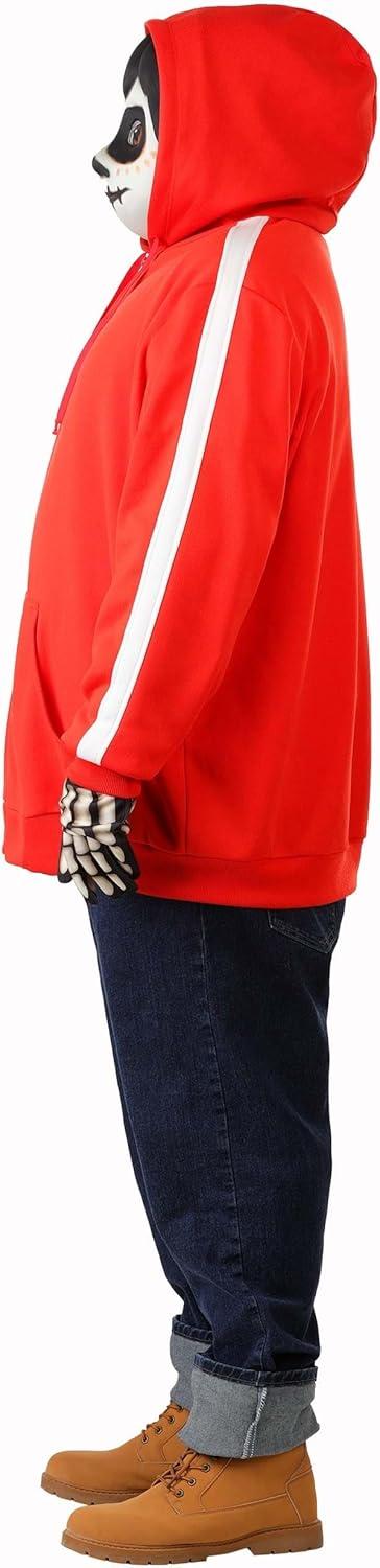 image:imagePlus Size Disney Pixar Coco Miguel Adult Halloween Costume with Sweatshirt Gloves Mask Officially Licensed