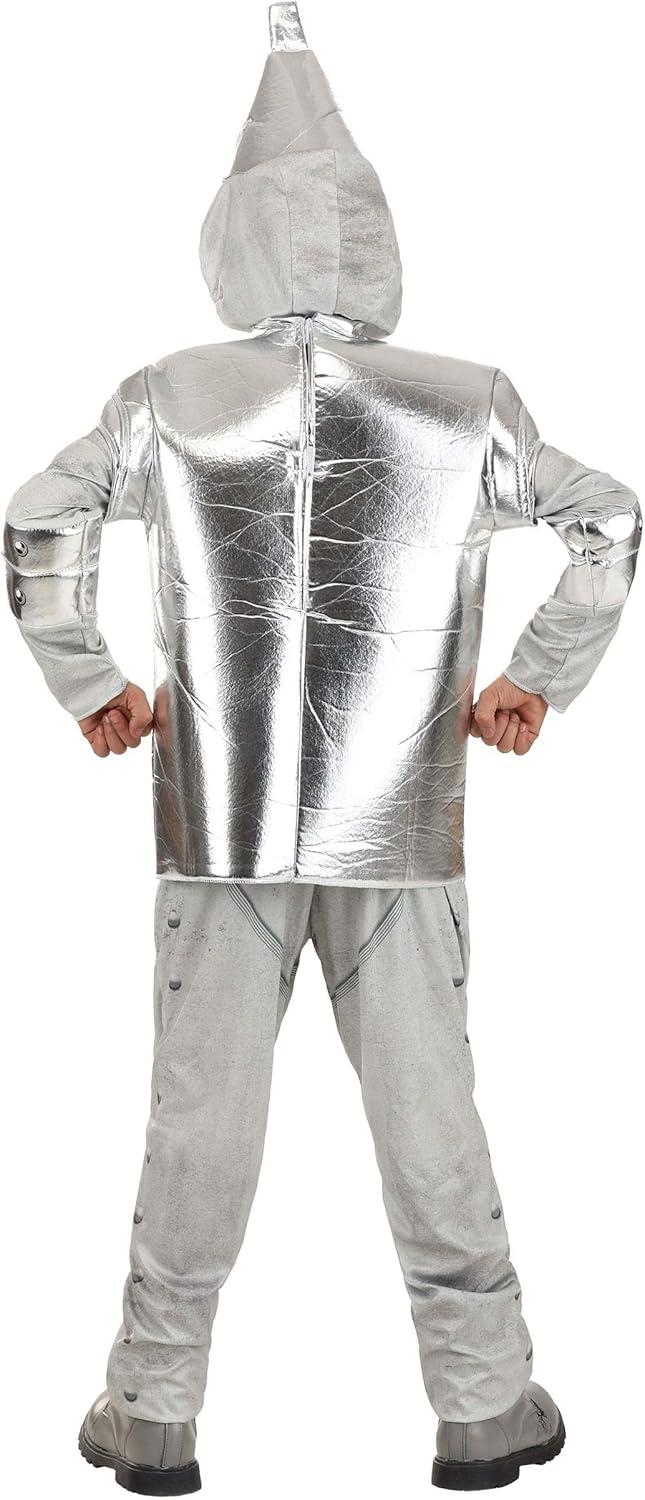 image:imageWizard of Oz Tin Man Costume for Boys Kids Tin Man Costume with Metallic Silver Shirt Pants amp Headpiece