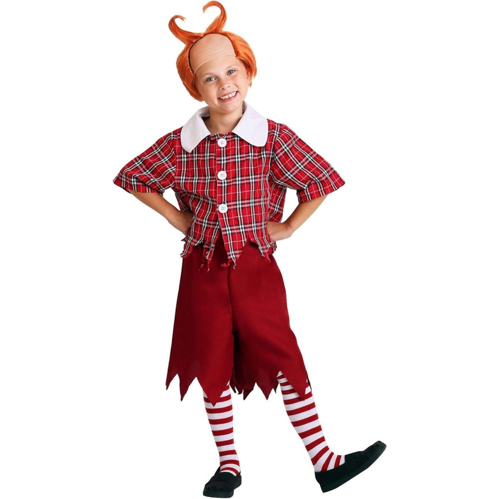 image:imageRed Munchkin Costume for Kids Lollipop Guild Member Halloween OutfitBundle W Wig